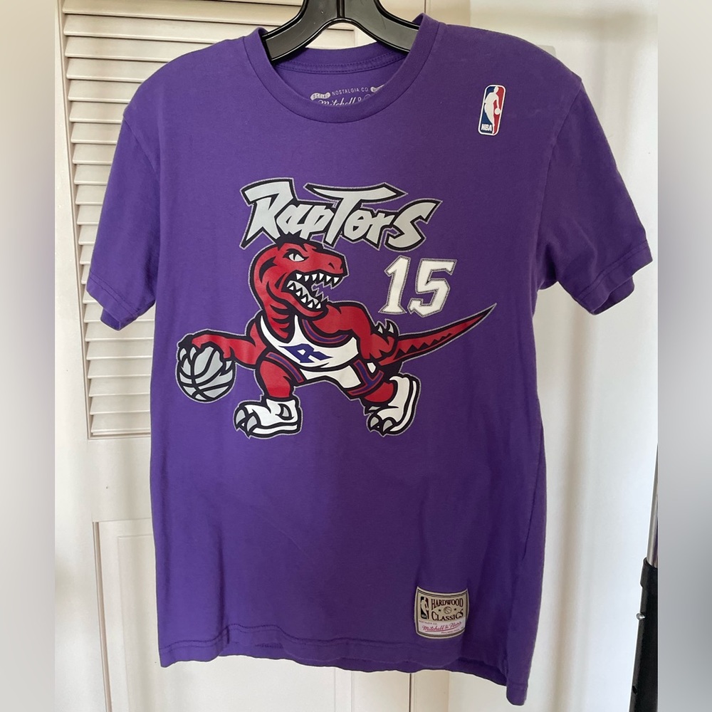 Mitchell & Ness Name & Number Tee Toronto Raptors Vince Carter, men’s size small